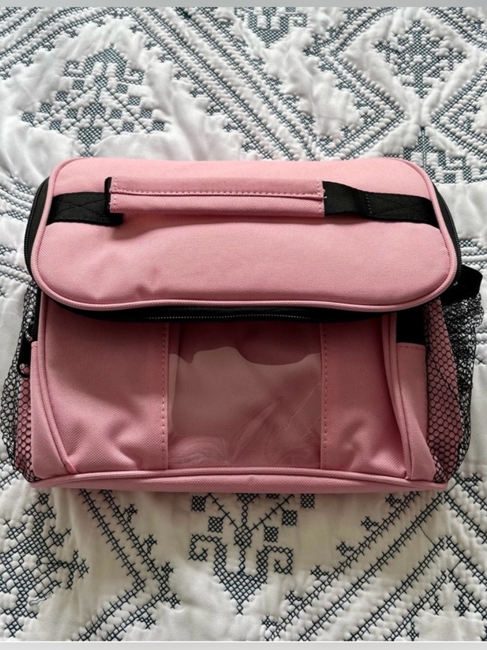 NWT Pink Travel Organizer Bag with Pockets